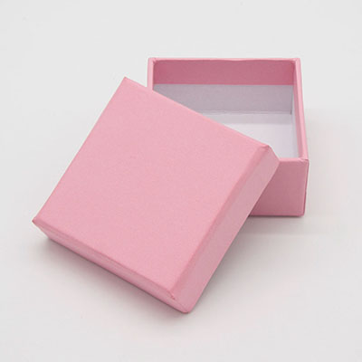 Коробка кашированная крышка/дно  50*50*25мм, розовый крафт