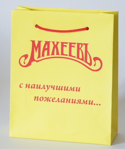 Бумажный пакет 21х26х8см.